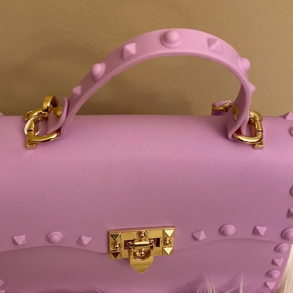 NWT Most Wanted Jelly Crossbody Purse - Purple - Picture 6 of 10